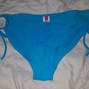 Blue bikini bottoms